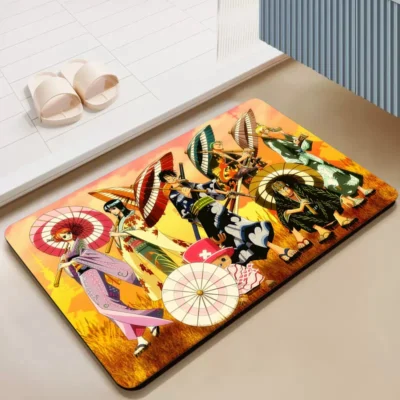 One Piece Manga Bath Mat
