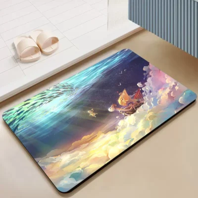One Piece Peaceful Bath Mat