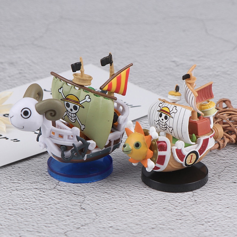 One Pieces Pirates Boat Going Merry Figures