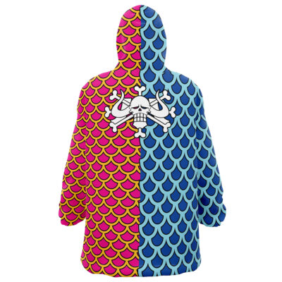 Kaido Pattern One Piece Snug Oversized Blanket Hoodie