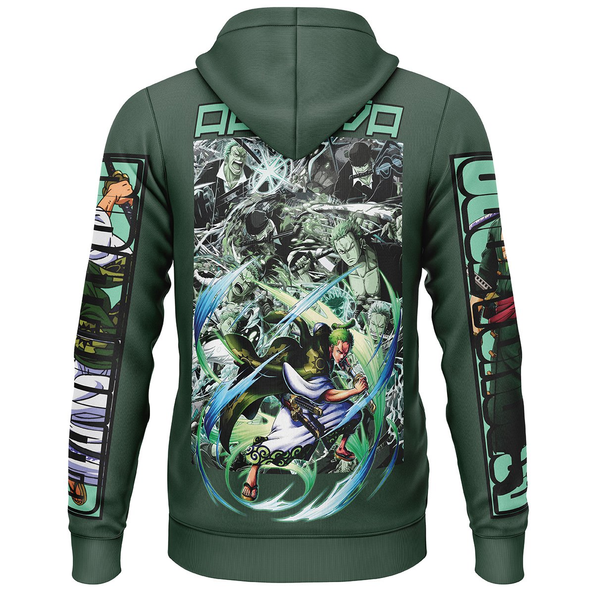 Roronoa Zoro One Piece Streetwear Lightweight Hoodie