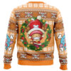 Santa Tony Chopper OP Ugly Christmas Sweater BACK mockup - One Piece Shop