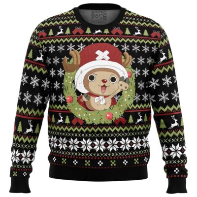 Santa Tony Tony Chopper One Piece Ugly Christmas Sweater