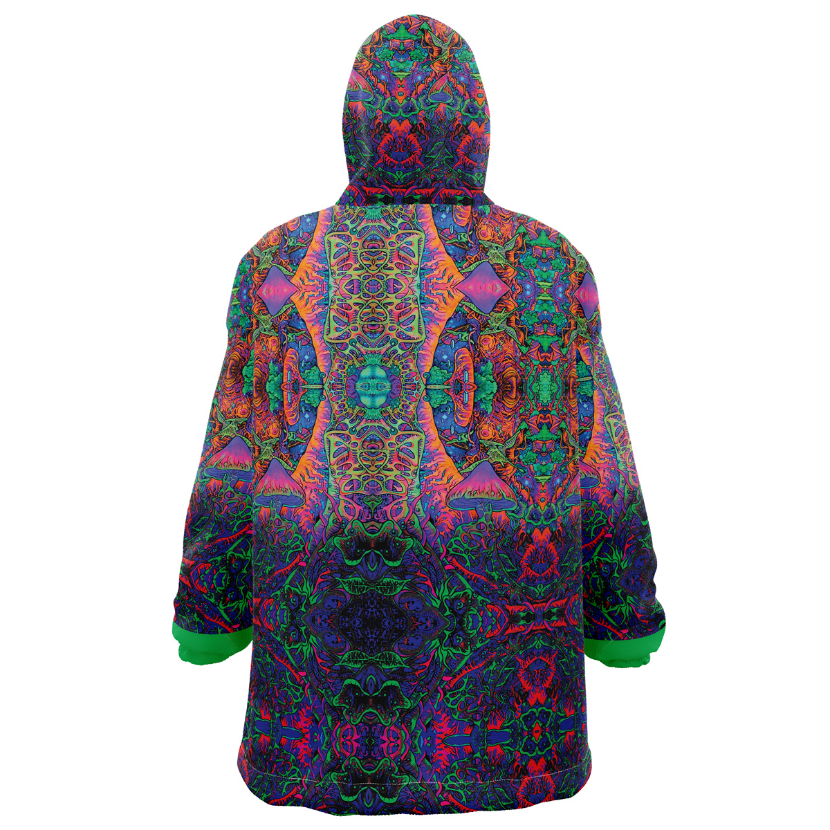 Hippie Trip Brook One Piece Snug Oversized Blanket Hoodie - Image 3