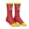 Straw Hats Luffy One Piece Socks SIDE mockup - One Piece Shop
