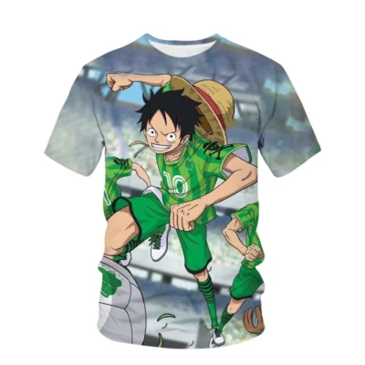 New Animation One Piece 3D Ball T-Shirt