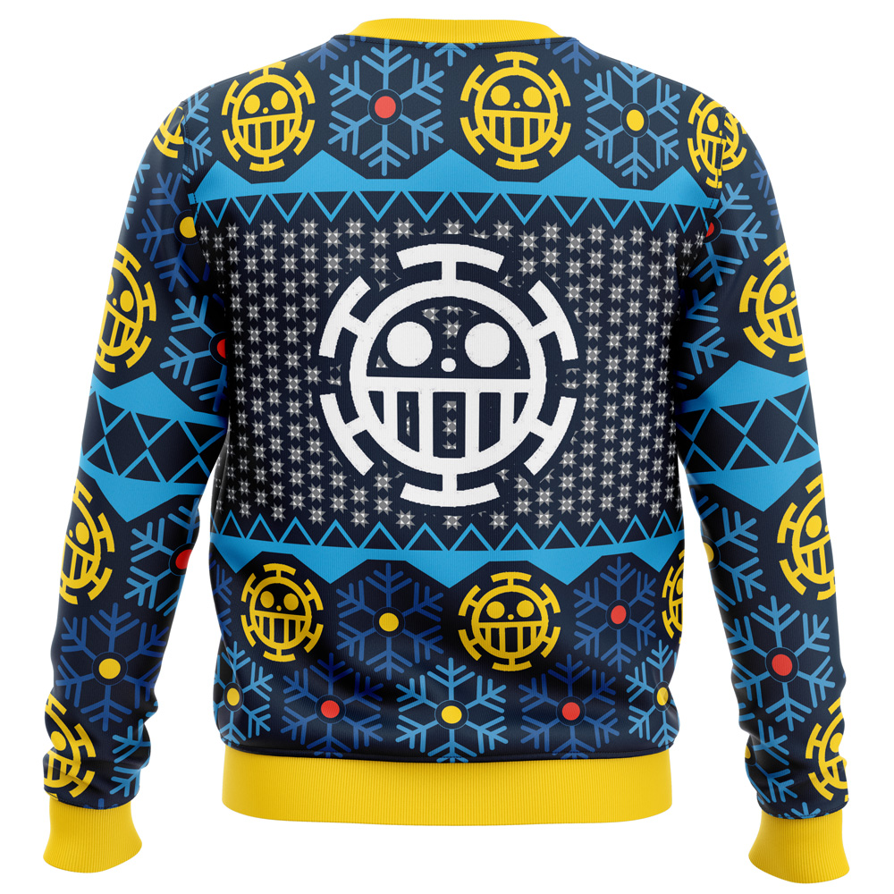 Trafalgar D Water Law One Piece Ugly Christmas Sweater - Image 2
