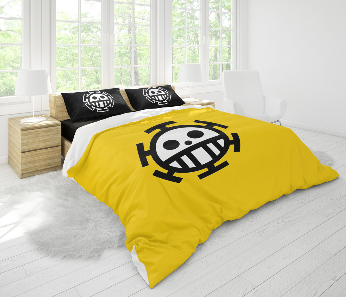 Trafalgar D. Water Law One Piece Bedding Set - Image 2