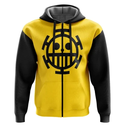 Trafalgar Law One Piece Zip Hoodie Jacket