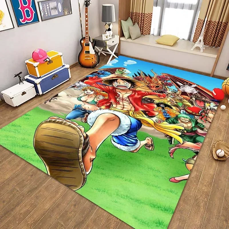 One Piece Funny Luffy Rug