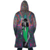 Trippy Hippie Trip Brook One Piece AOP Hooded Cloak Coat BACK Mockup - One Piece Shop
