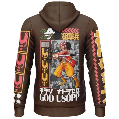 Usopp One Piece Streetwear Lightweight Hoodie