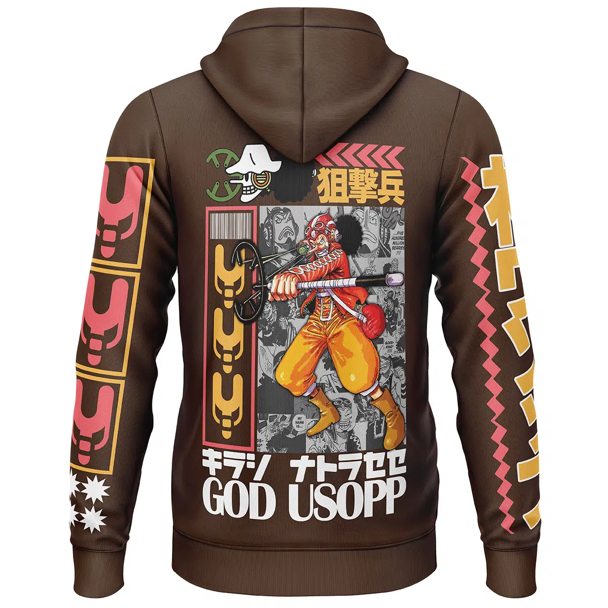 Usopp One Piece Streetwear Lightweight Hoodie