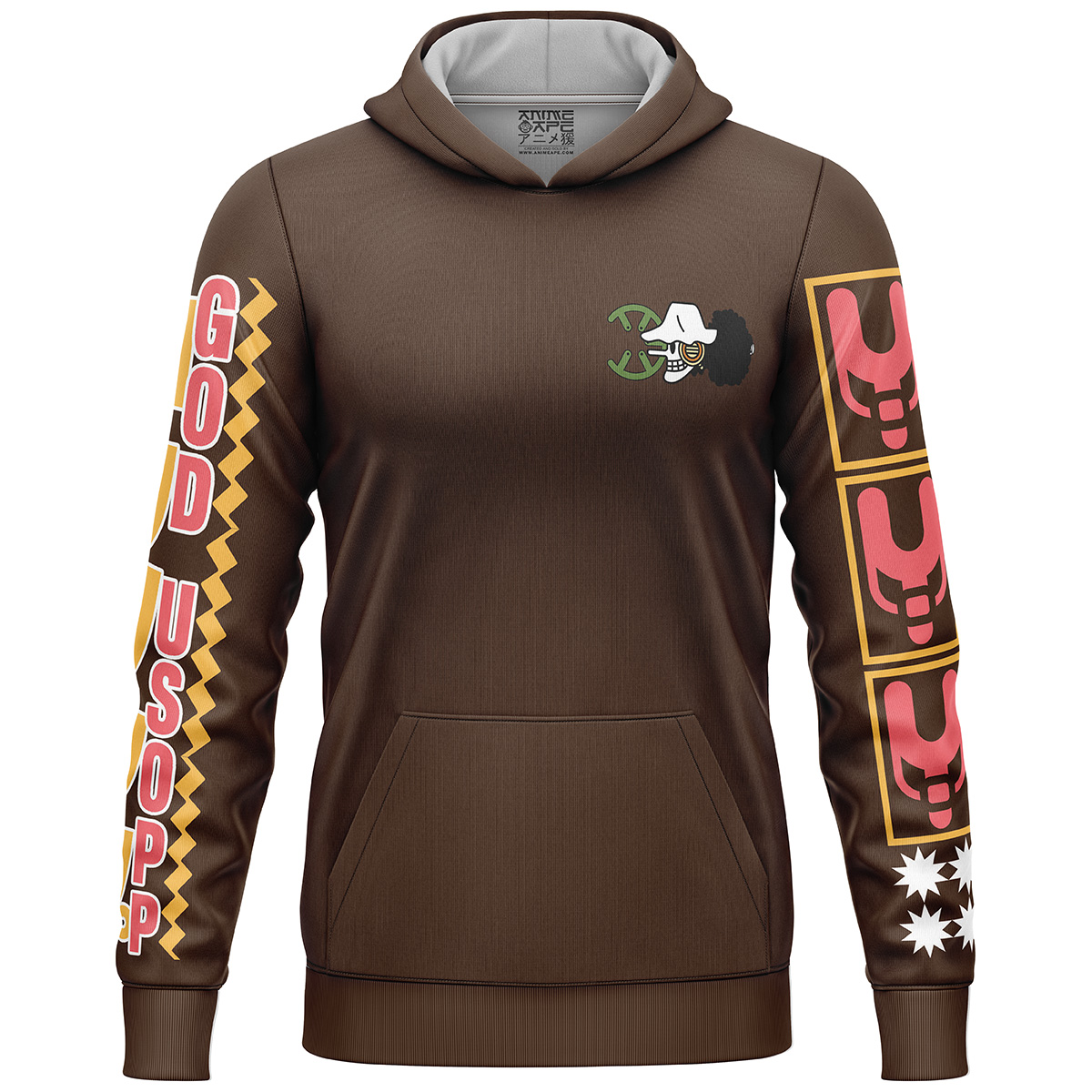 Usopp One Piece Streetwear Lightweight Hoodie - Image 2