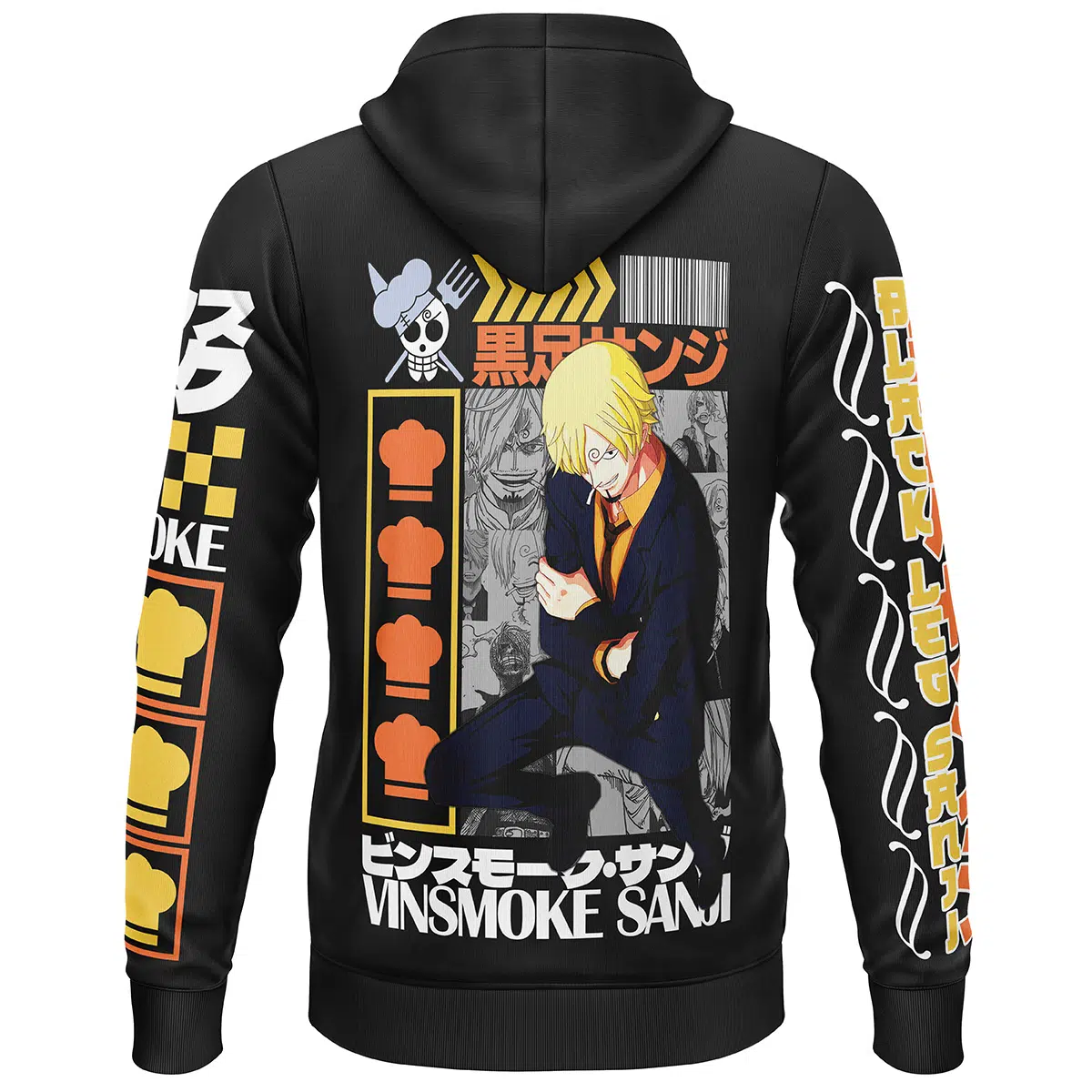 Vinsmoke Sanji One Piece Streetwear Lightweight Hoodie