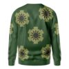 Zoro Wano Pattern One Piece Sweatshirt BACK mockup - One Piece Shop