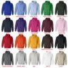 hoodie color chart - One Piece Shop
