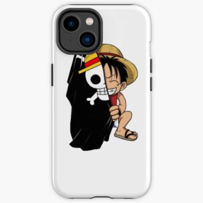 Child Luffy With One Piece Logo Phone Case