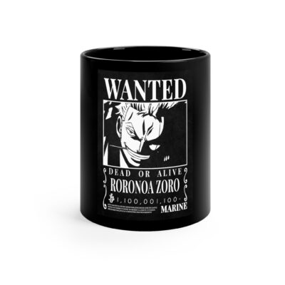 Zoro Wanted Black Edition One Piece Mug