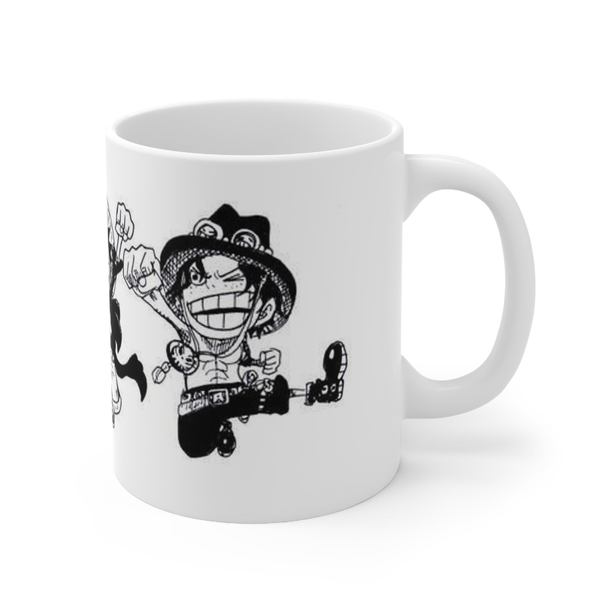 Luffy, Ace and Sabo One Piece Mug - Image 3