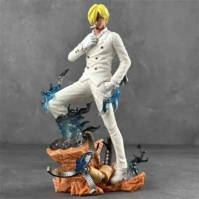 Alternative view of 24cm Anime One Piece Twin Wings Sanji Gk Figures