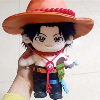 20cm One Piece Ace Cartoon Plush