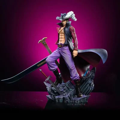 28CM ONE PIECE Eagle eye Dracule Mihawk Anime Figure