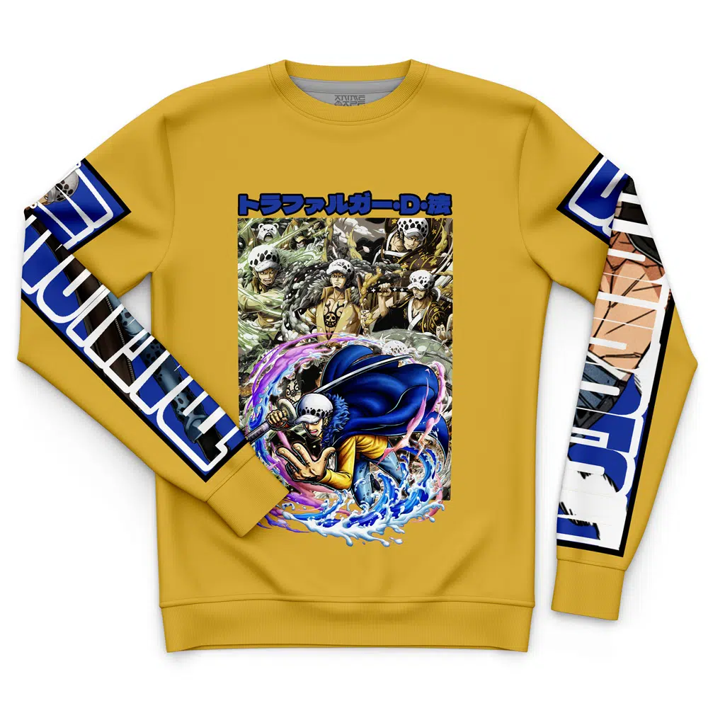 Trafalgar D. Law One Piece Streetwear Sweatshirt - Image 4