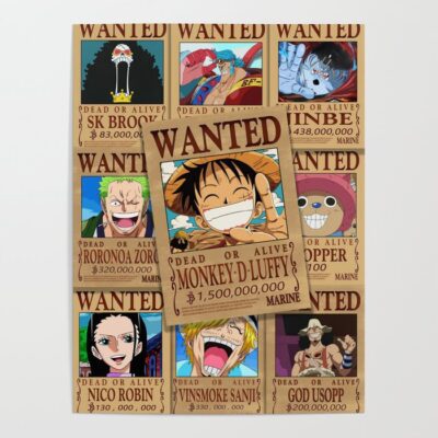 One Piece Wanted Poster