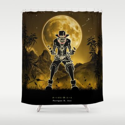 One Piece ACE Shower Curtain