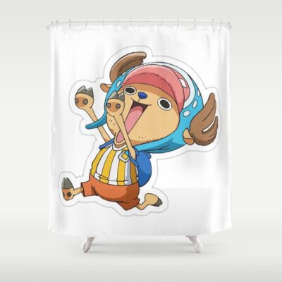 One Piece Cute Chopper Shower Curtain
