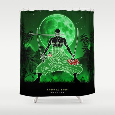 One Piece Zoro Shower Curtain