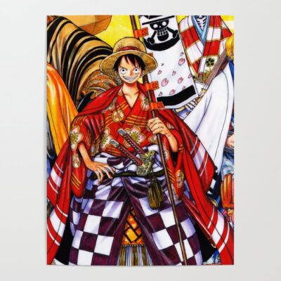 Main Character Luffy One Piece Poster