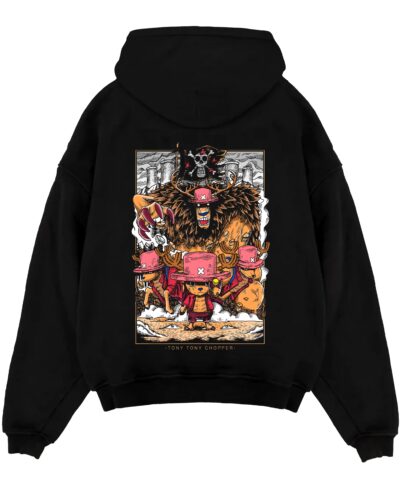 Tony Tony Chopper One Piece Straw Hat Pirates Hoodie