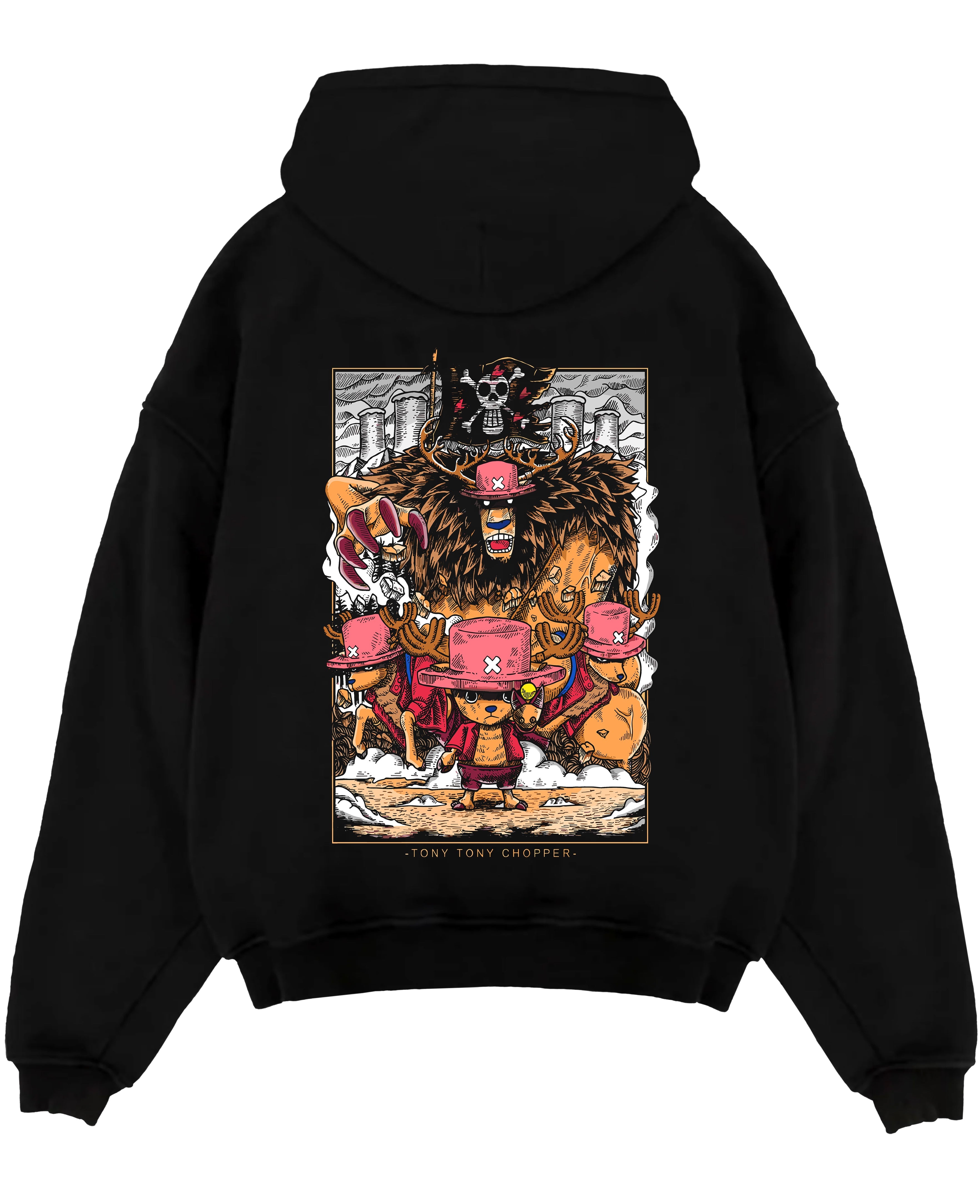 Tony Tony Chopper One Piece Straw Hat Pirates Hoodie