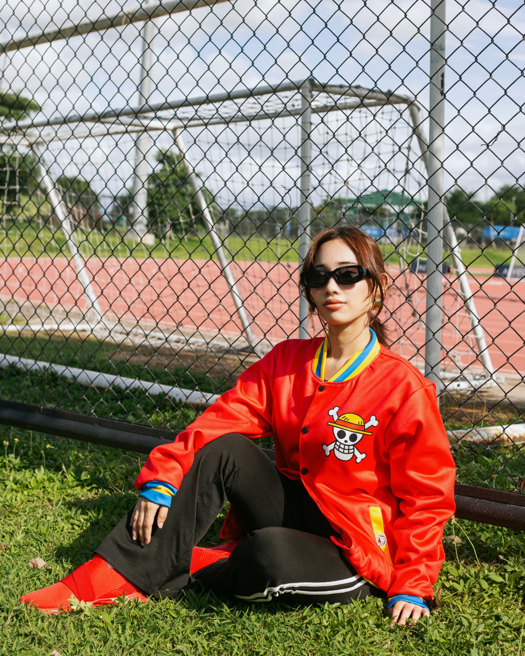 Monkey D. Luffy One Piece Varsity Jacket - Image 5