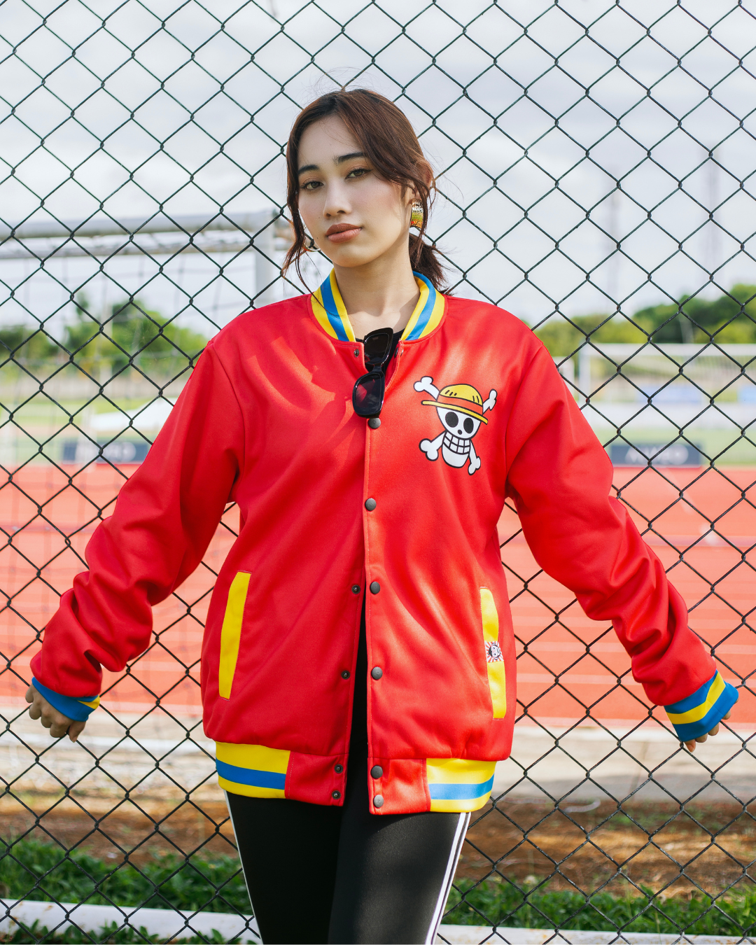 Monkey D. Luffy One Piece Varsity Jacket - Image 6