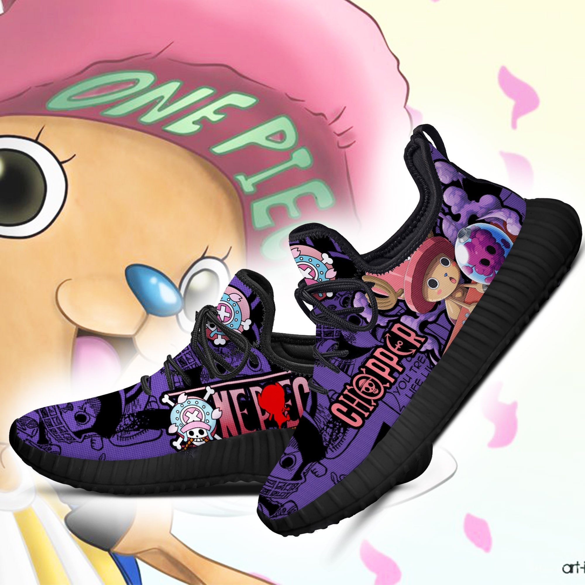 Chopper One Piece Anime Yeezy Shoes - Image 2