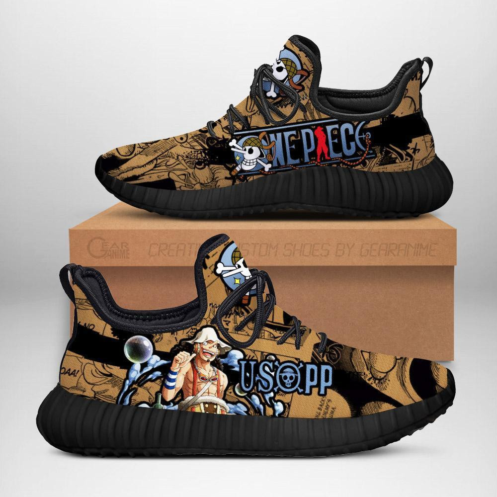 Usopp One Piece Anime Yeezy Shoes