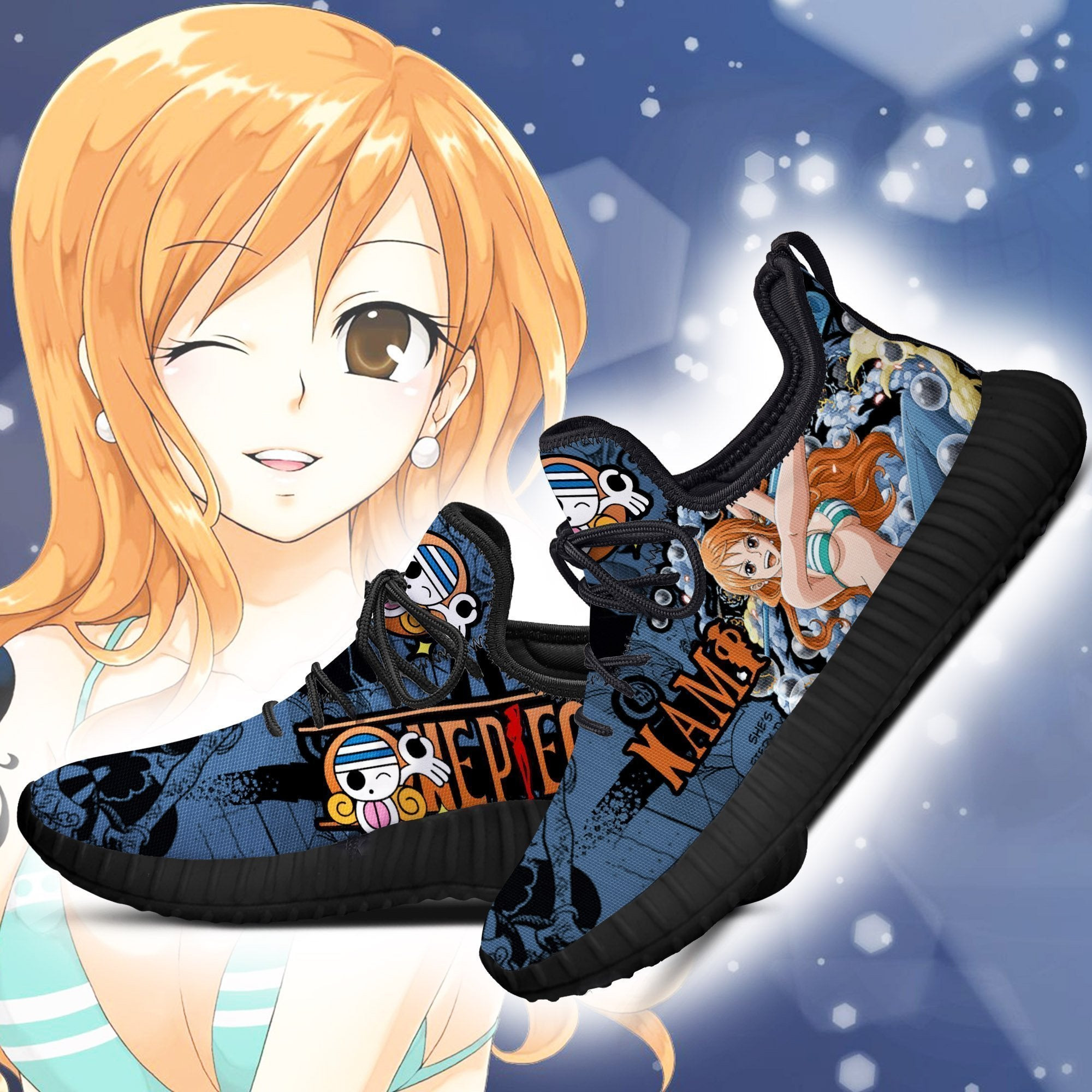Nami One Piece Anime Yeezy Shoes - Image 2