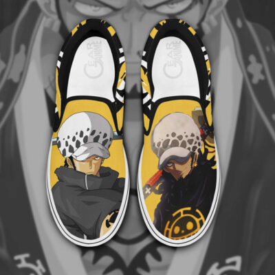 One Piece Custom Anime Trafalgar D Law Slip-On
