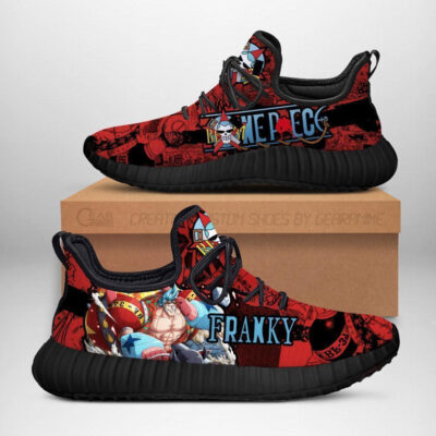 Franky One Piece Anime Yeezy Shoes