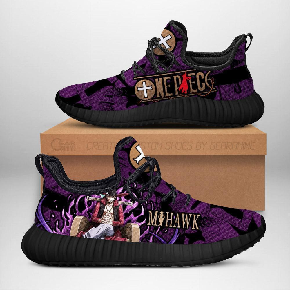 Mihawk One Piece Anime Yeezy Shoes