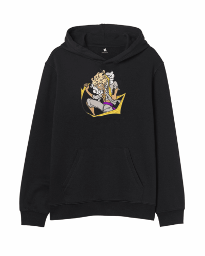 One Piece Luffy Gear 5 Embroidered Hoodie