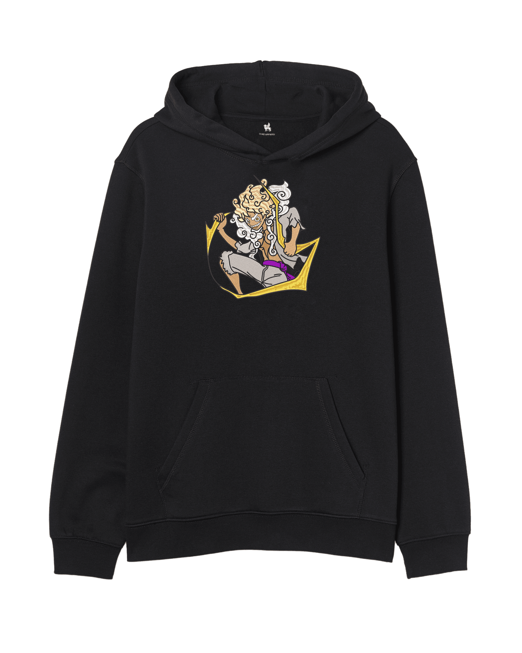 One Piece Luffy Gear 5 Embroidered Hoodie