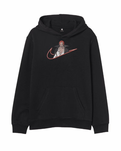 One Piece Shanks Swoosh Embroidered Hoodie