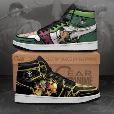 Zoro And Sanji High-Top AJ1 Sneaker