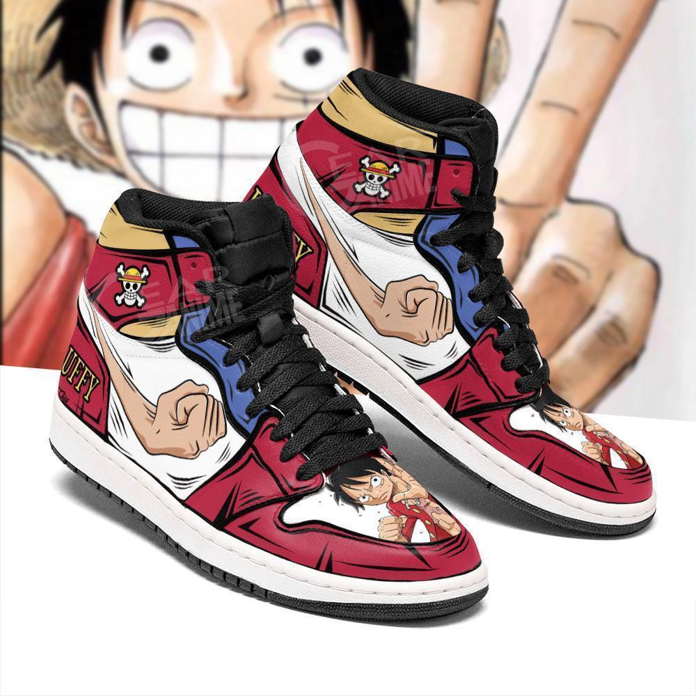 Luffy Gomu Gomu No Pistol High-Top AJ1 Sneaker