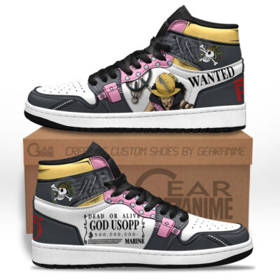 Usopp Film: Red Outfits Edition High-Top AJ1 Sneaker