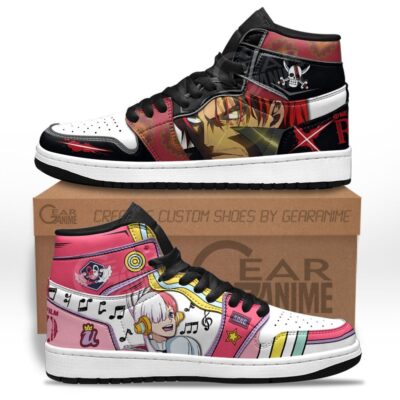Shanks and Uta Film: Red Outfits Edition High-Top AJ1 Sneaker